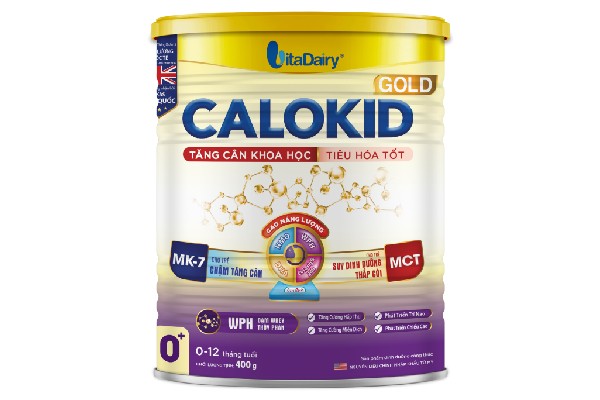 Calokid 0+ là sản phẩm dành cho trẻ từ 0 đến 12 tháng tuổi