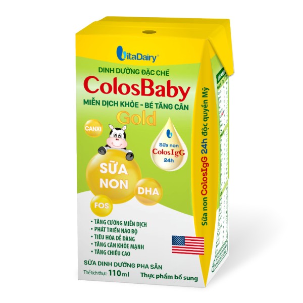 Sữa bột pha sẵn ColosBaby Gold hộp 110 ml