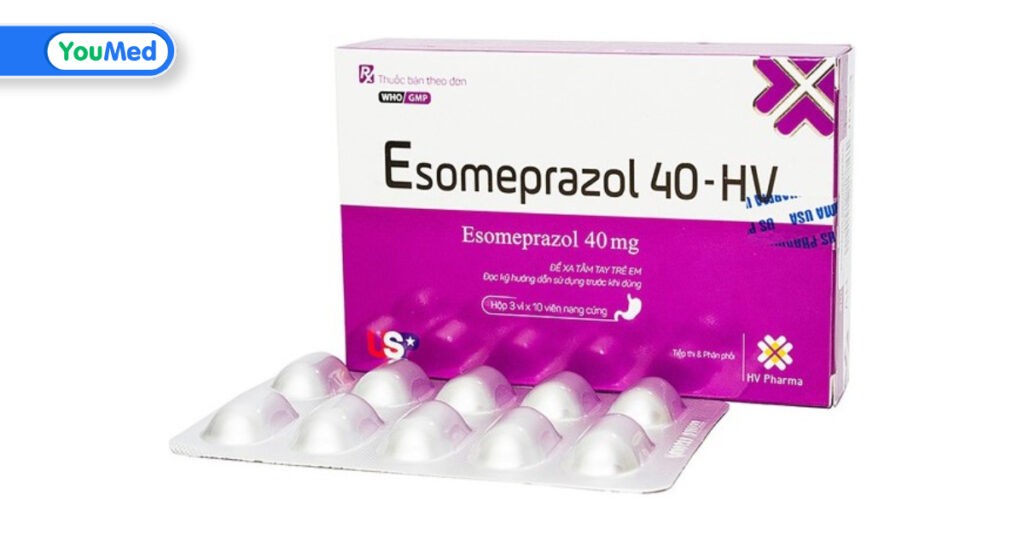 Esomeprazol 40 HV là thuốc gì? Công dụng, cách dùng và lưu ý khi sử dụng